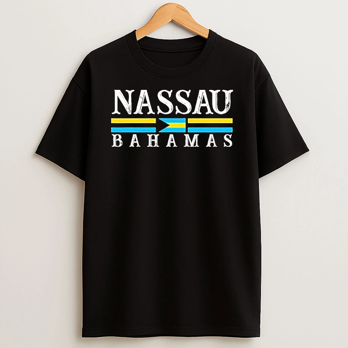 Nassau Bahamas Flag Souvenir Travel Vacation Vintage Tshirt Hoodie