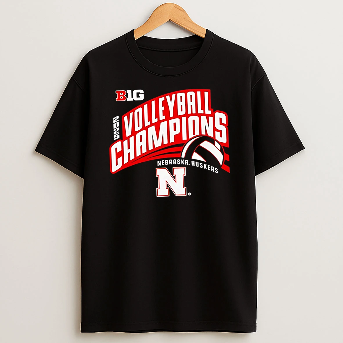 Nebraska Huskers Volleyball Champions 2025 Tshirt Hoodie