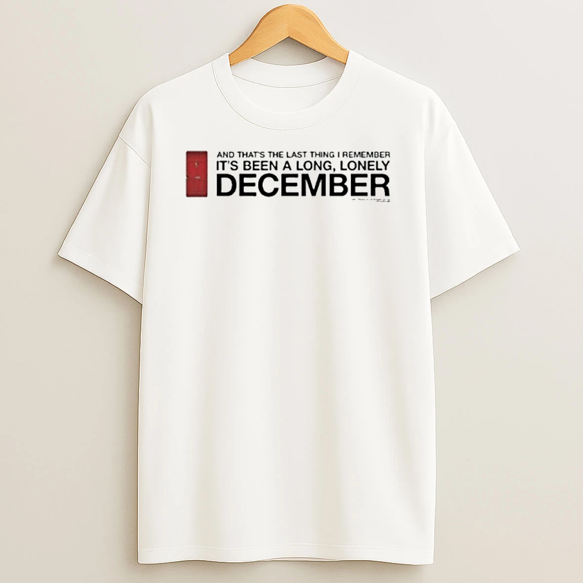 Neck Deep And Thats The Last Thing I Remember Its Been A Long Lonely December Premium Tshirt Hoodie