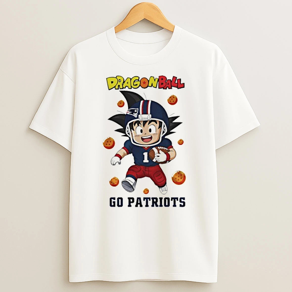 New England Patriots Dragon Ball Go Patriots Tshirt Hoodie