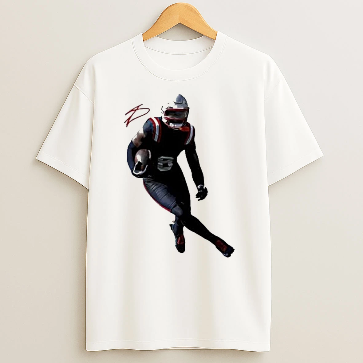 New England Patriots Stefon Diggs Sd Premium Signature 2025 Tshirt Hoodie