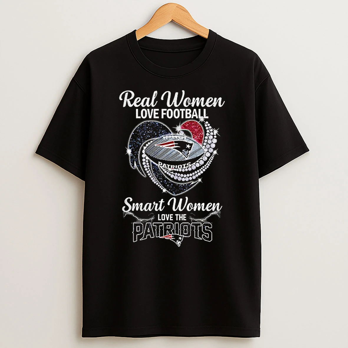 New England Patriots Real Women Love Football Smart Women Love The Patriots Nfl 2025 Tshirt Hoodie