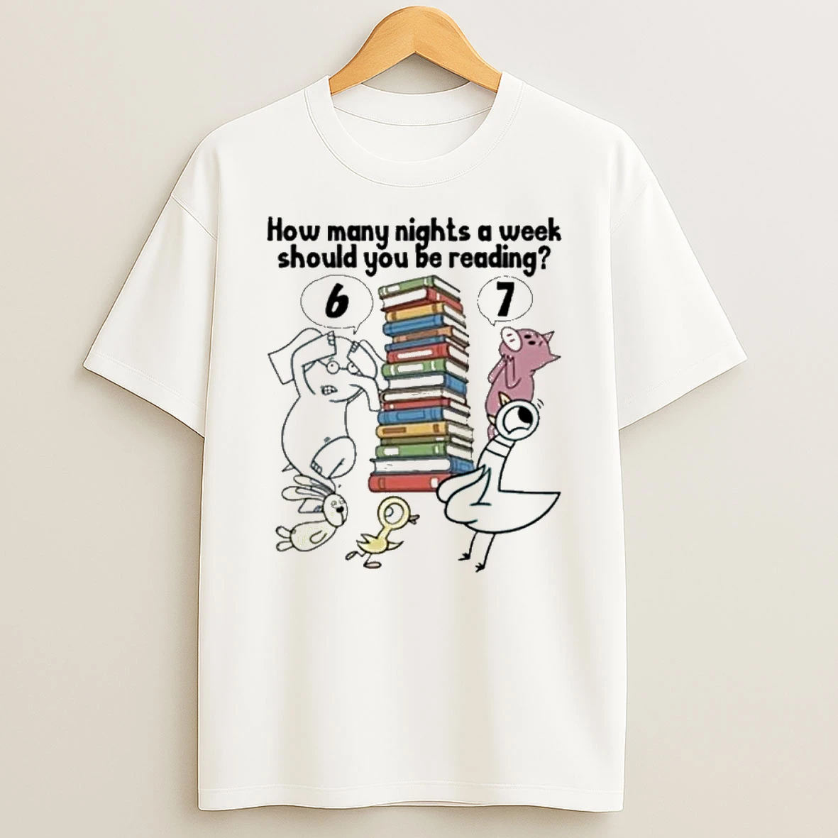 New Lactos How Many Nights A Week Should You Be Reading 6 7 Animal T Shirte Tolerant 2025 Tshirt Hoodie