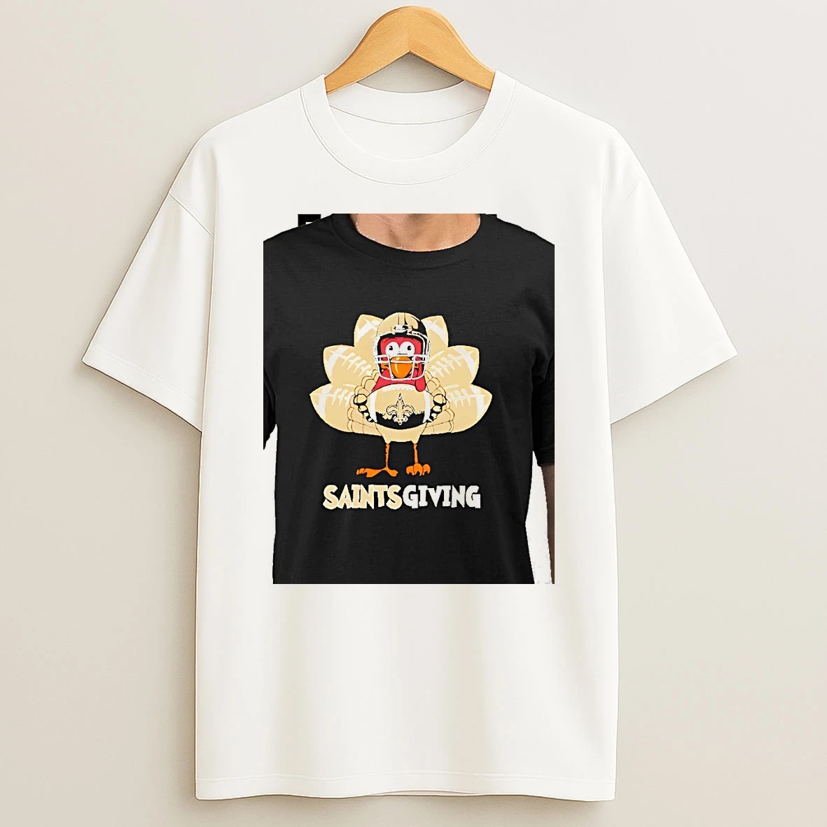 New Orleans Saints Thanksgiving Turkey Tshirt Hoodie