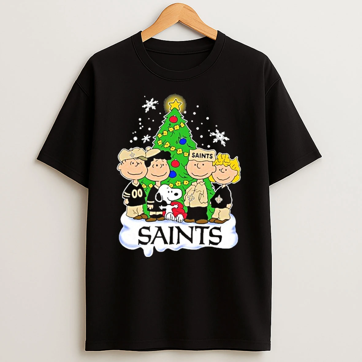 New Orleans Saints X The Peanuts Christmas 2025 Tshirt Hoodie