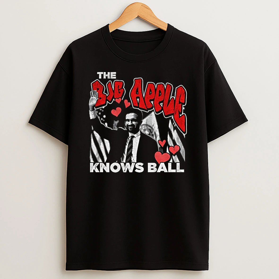 New York City And Zohran Mamdani The Big Apple Knows Ball Tshirt Hoodie