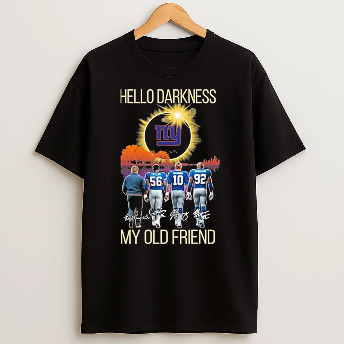 New York Giants Hello Darkness My Old Friend Tshirt Hoodie