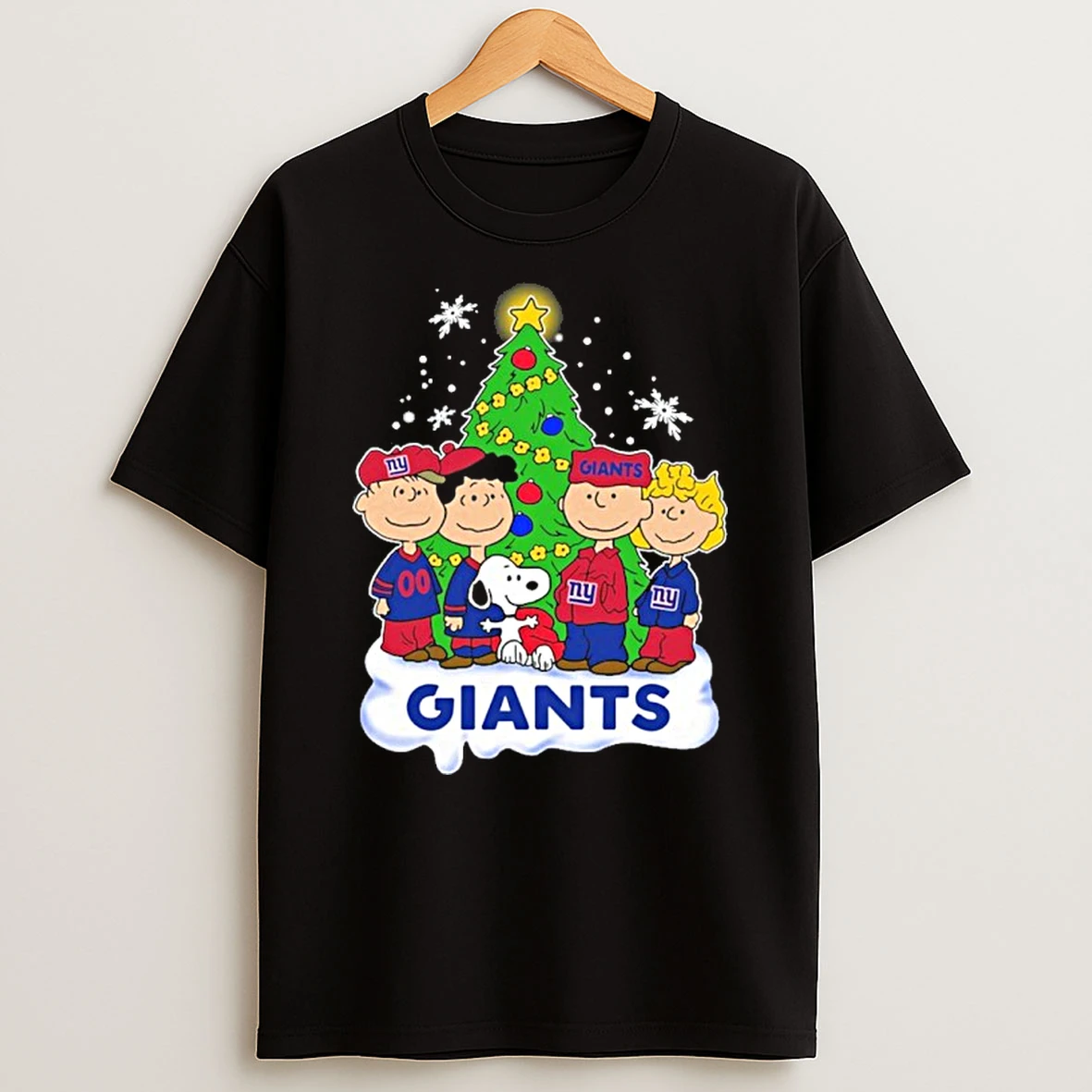 New York Giants X The Peanuts Christmas 2025 Tshirt Hoodie