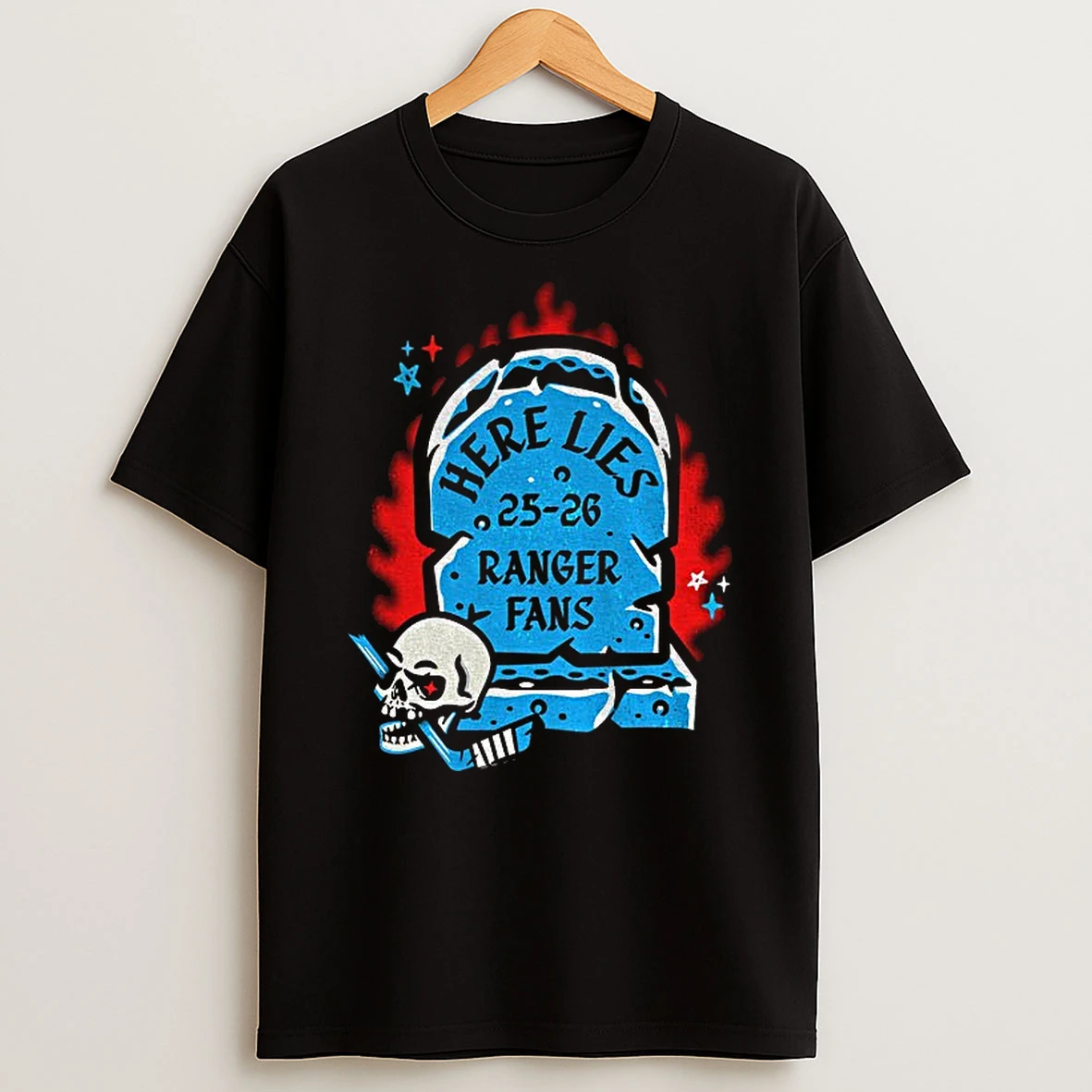 New York Rangers Rip Hockey Here Lies 25 26 Ranger Fans Tshirt Hoodie