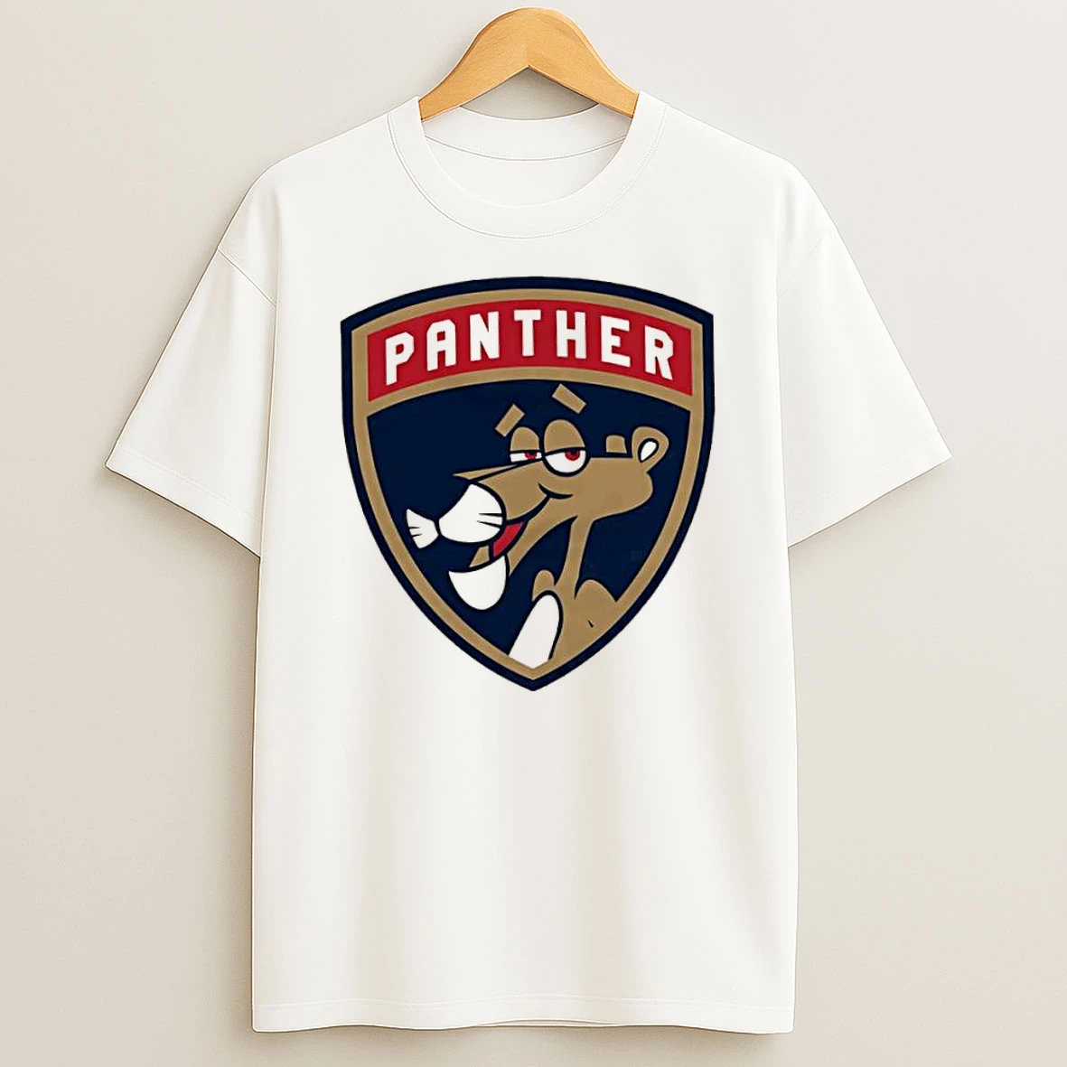 Nice Florida Panthers Shield Pink Panther Tshirt Hoodie