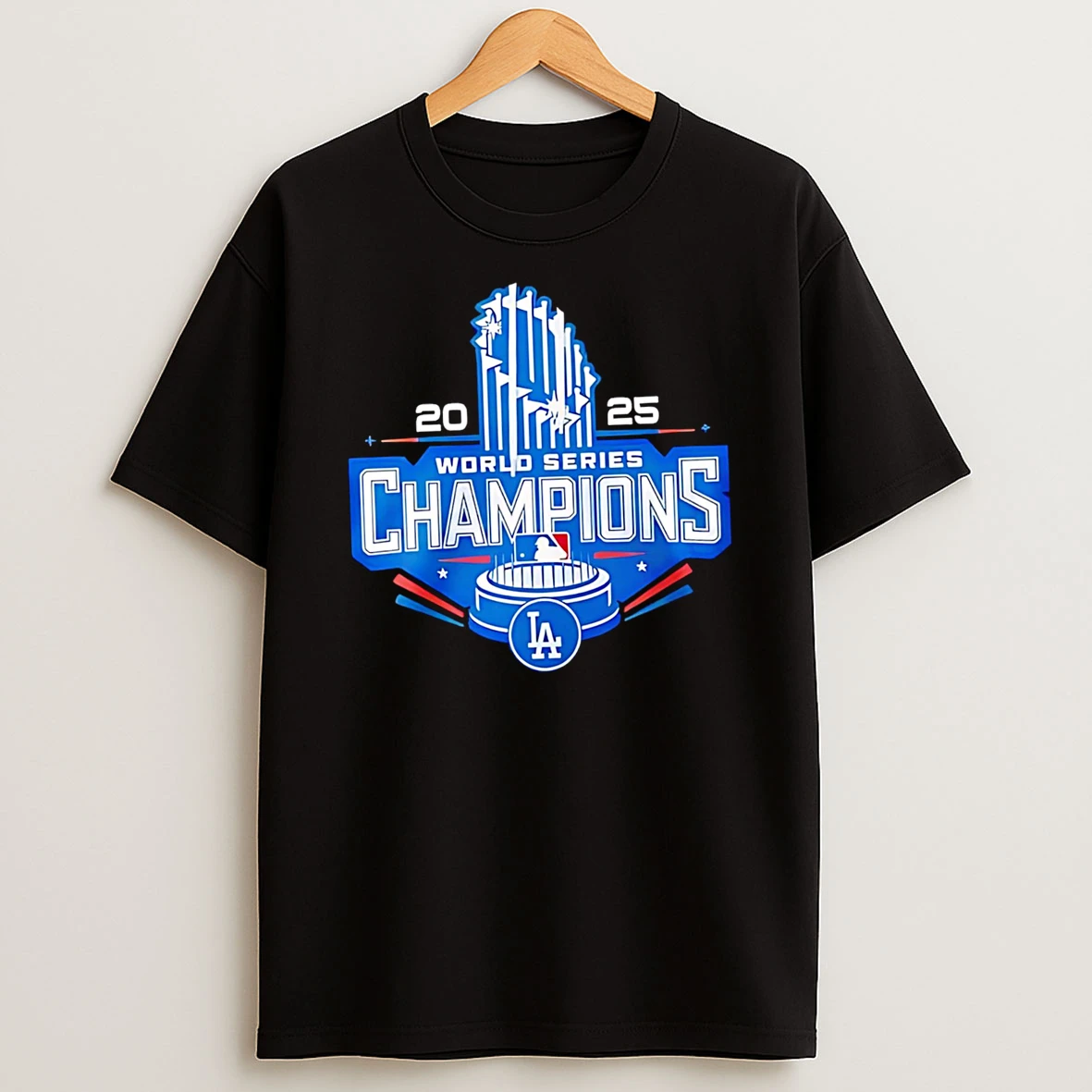 Nice Los Angeles Dodgers Win World Series Champions 2025 Black Tshirt Hoodie