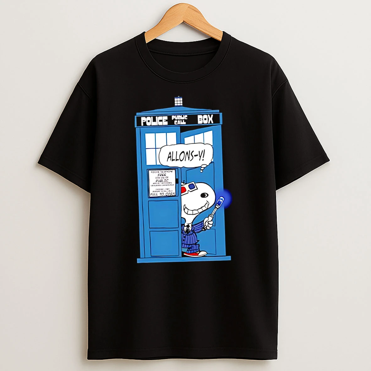 Nice Police Bublic Call Box Snoopy Tshirt Hoodie