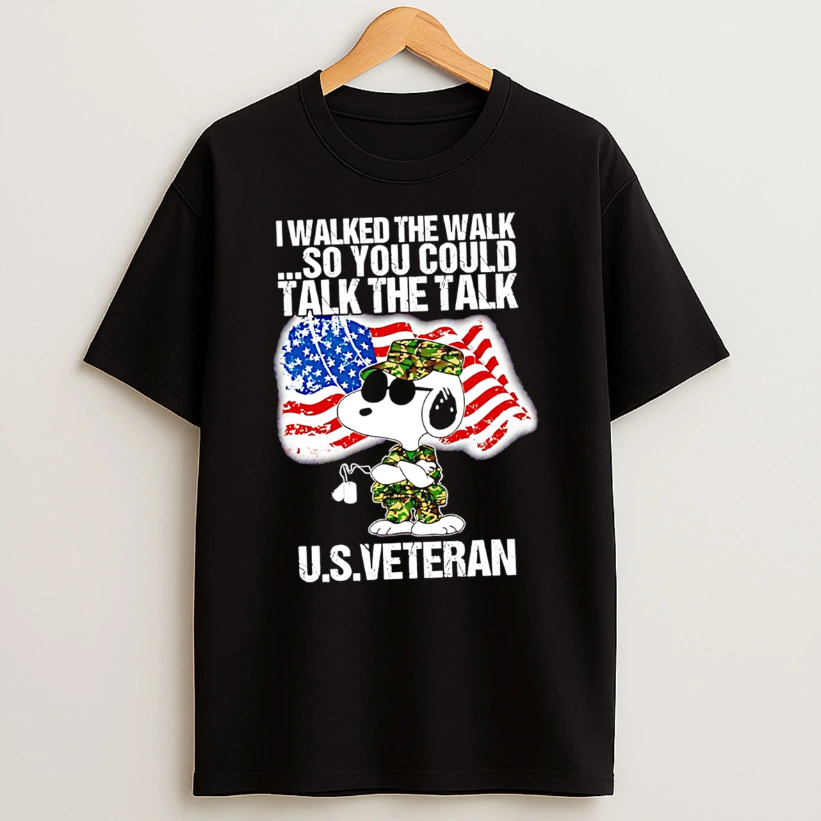 Nice Snoopy I Walked The Walk So You Could Talk The Talk U S Veteran Tshirt Hoodie