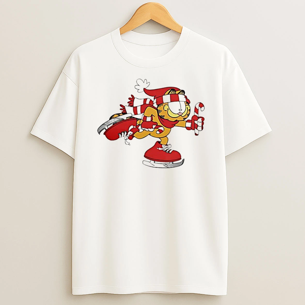 Nice The Fat Cat Santa Skating Tshirt Hoodie