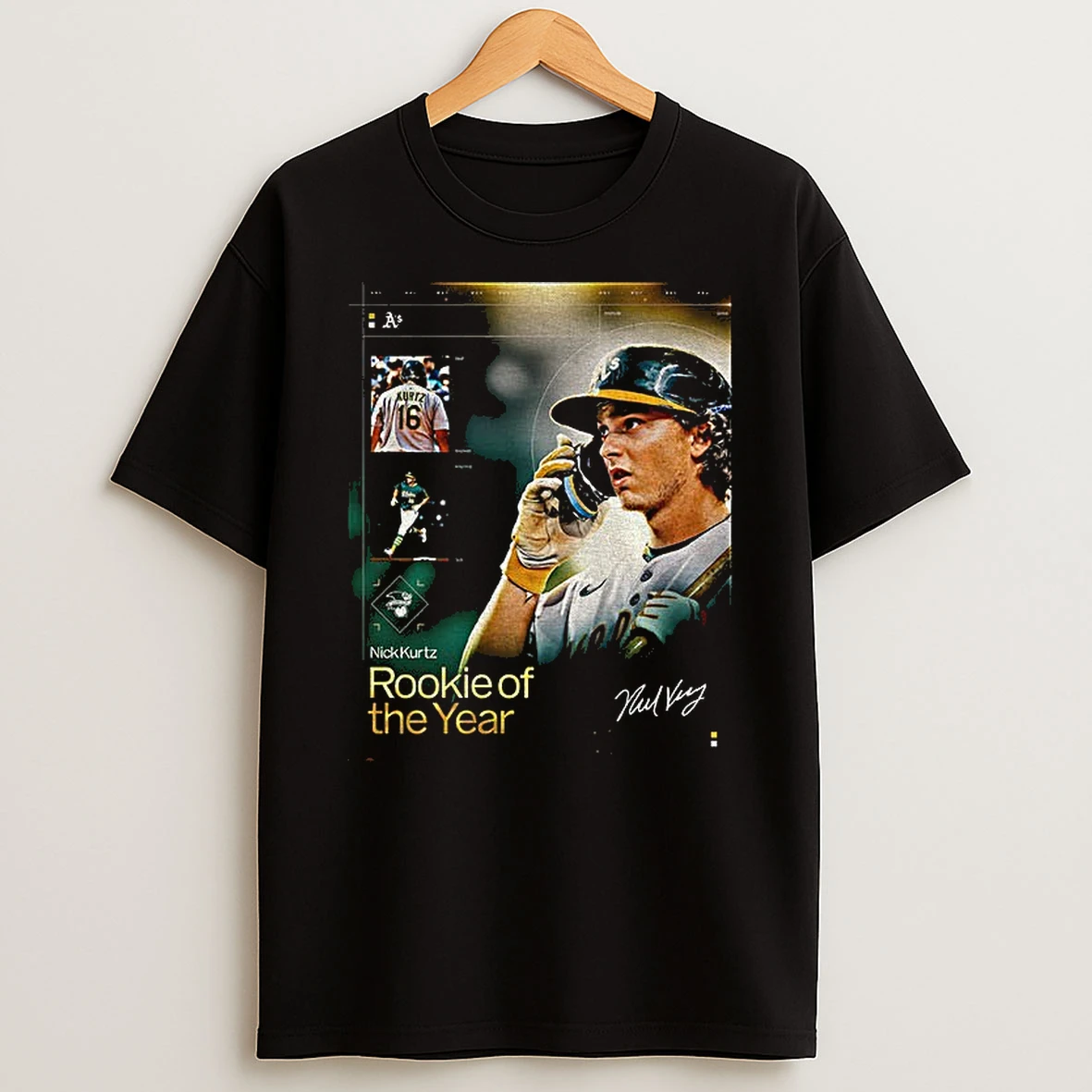Nick Kurtz Oakland Athletics Is The American League Rookie Of The Year Tshirt Hoodie