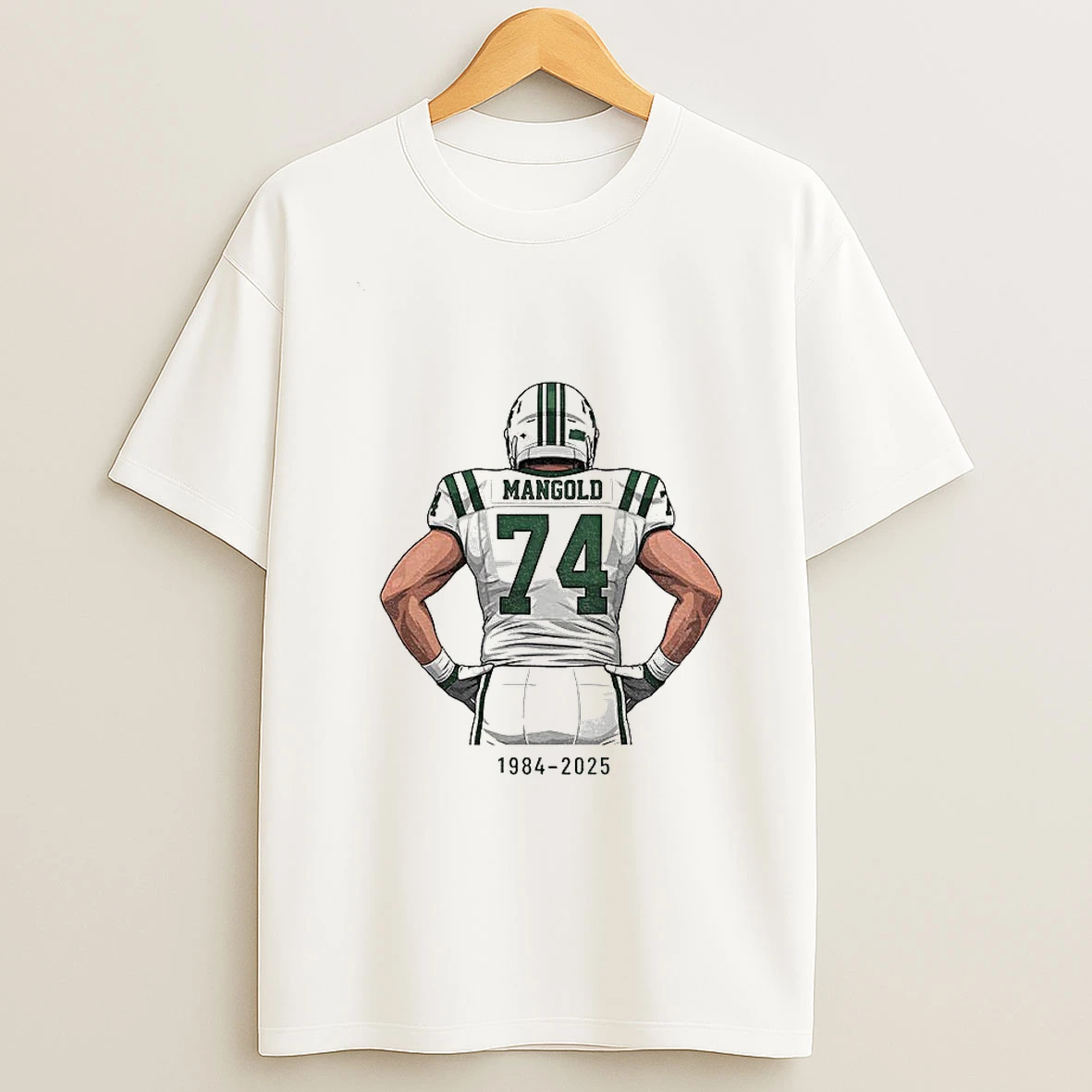 Nick Mangold Memories 74 Legend Player New York Jets Nfl Football 1984 2025 Tshirt Hoodie