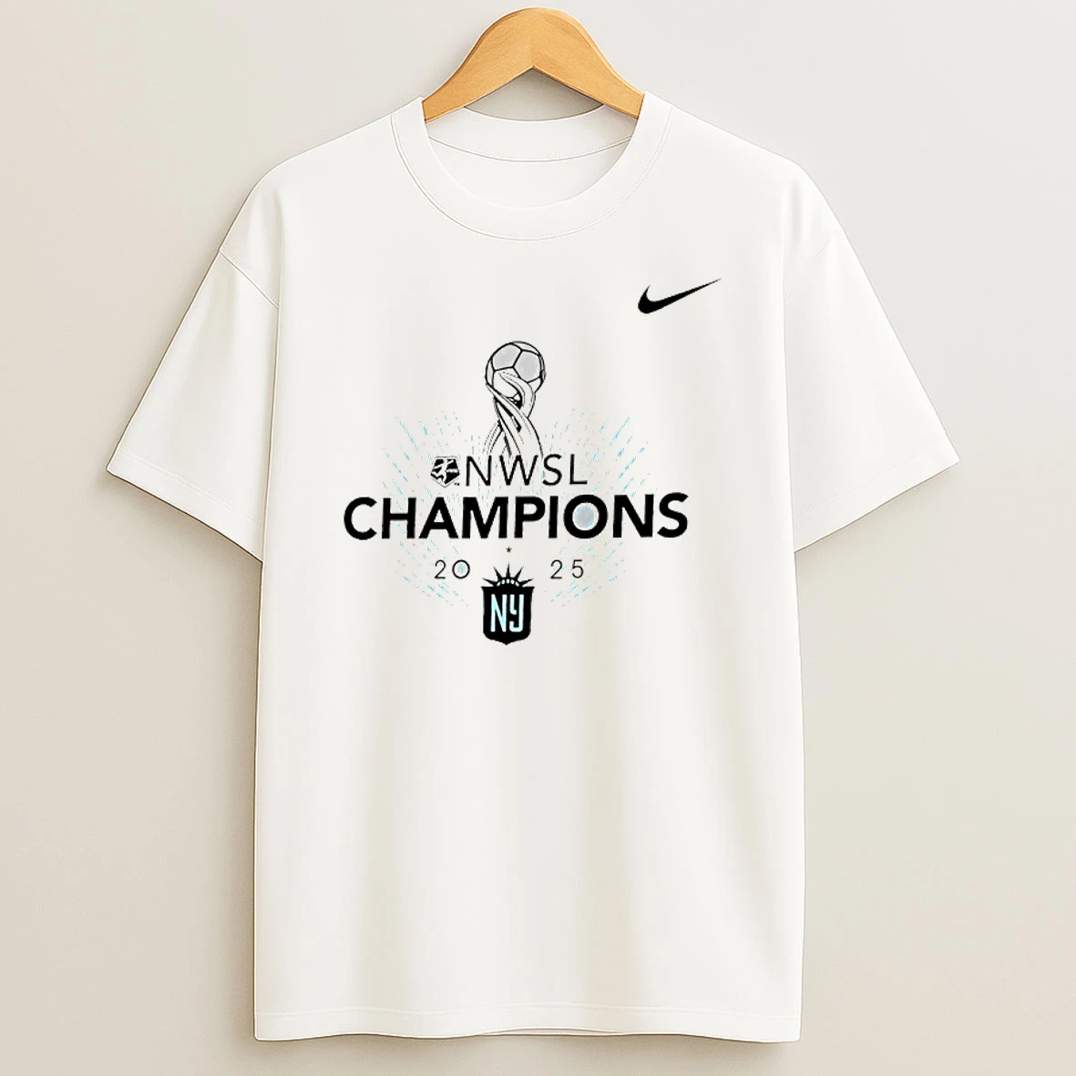 Nike Nj Ny Gotham Fc 2025 Nwsl Champions Trophy Tshirt Hoodie