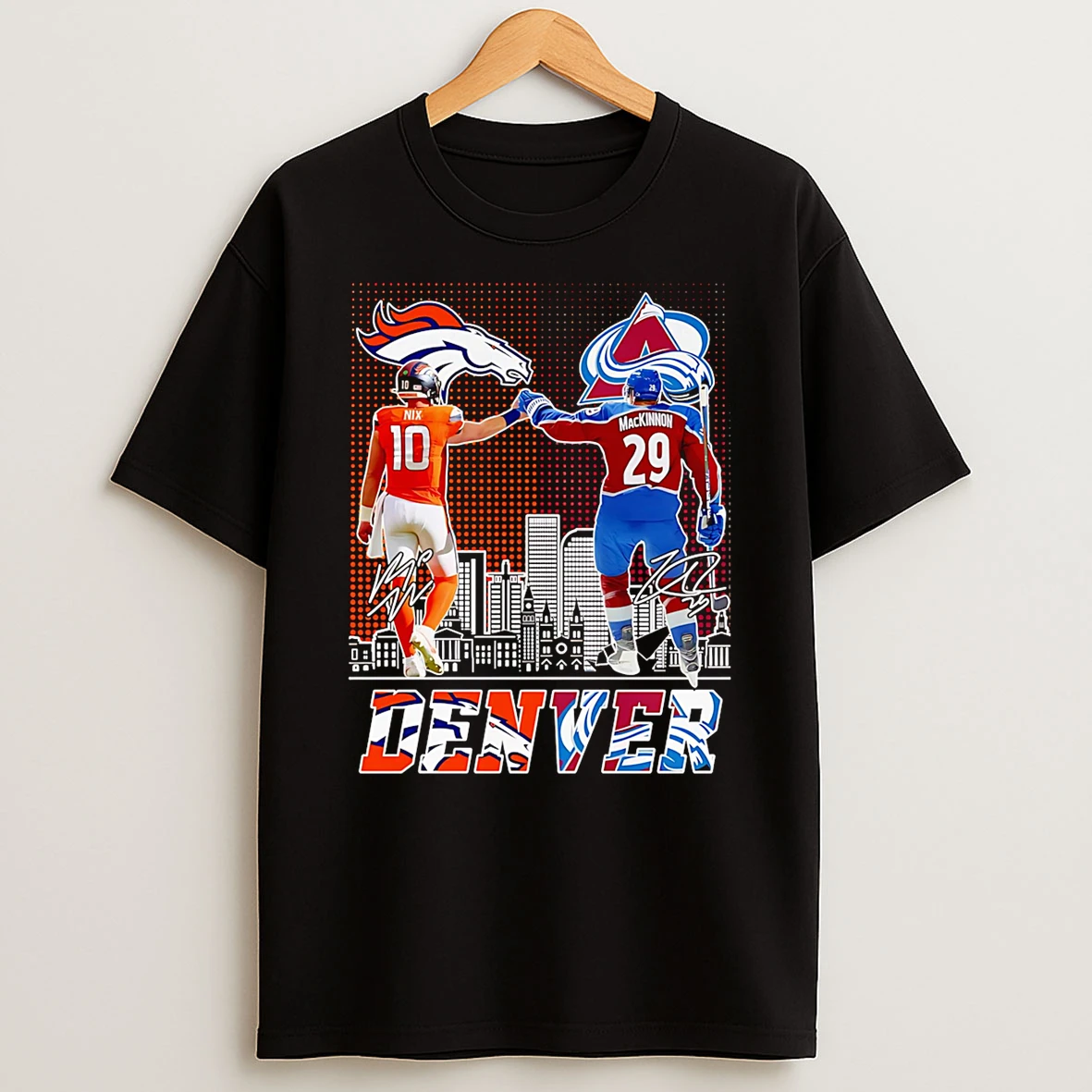 Nix And Mackinnon Denver City Sports Signature Tshirt Hoodie