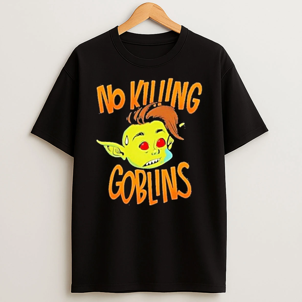 No Killing Goblins Denim Head Tshirt Hoodie