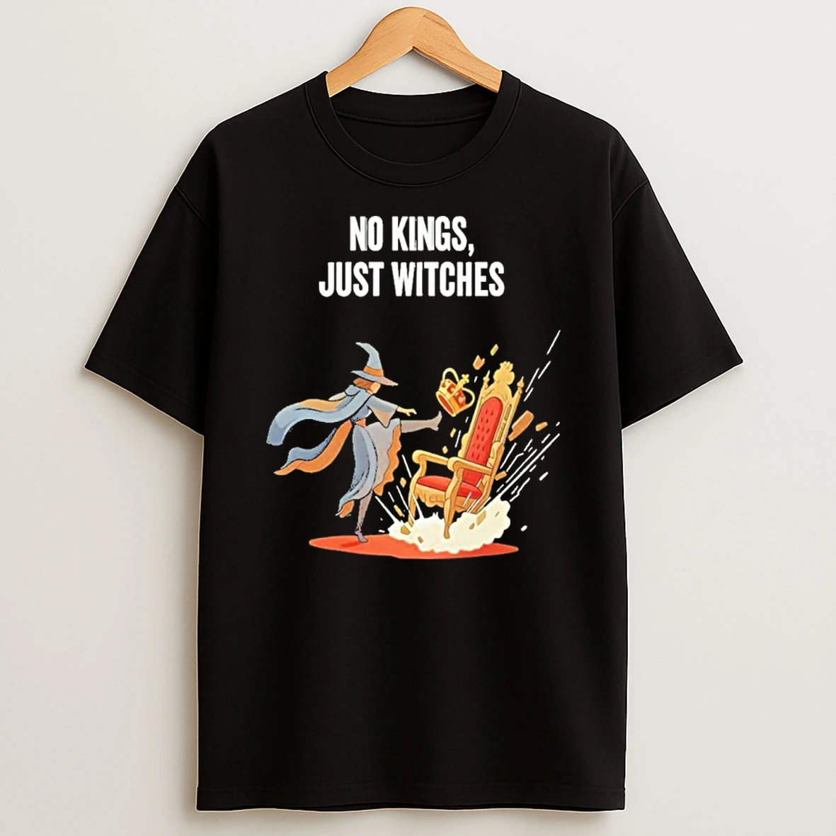 No Kings Just Witches Funny Halloween Tshirt Hoodie