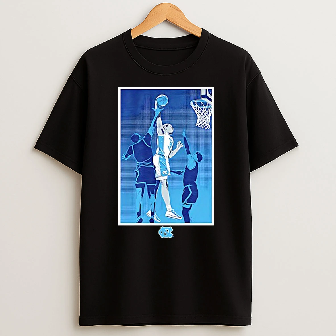 North Carolina Tar Heels Basketball Caleb Wilson Slam Dunk Tshirt Hoodie