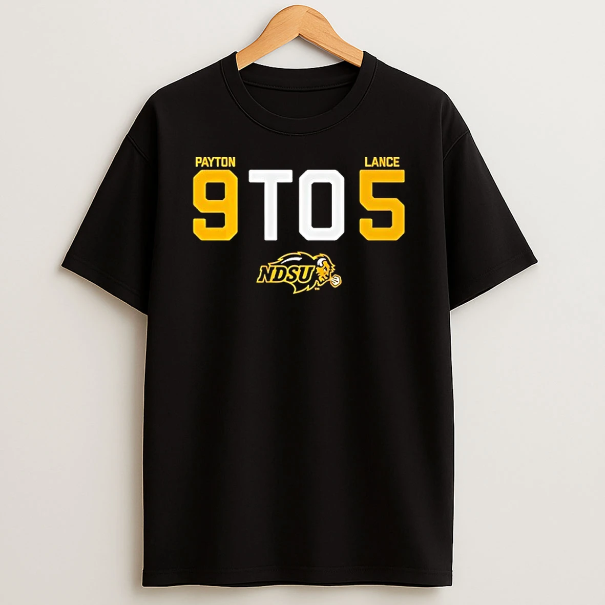 North Dakota State Bison Football Cole Payton 9 To 5 Bryce Lance Tshirt Hoodie