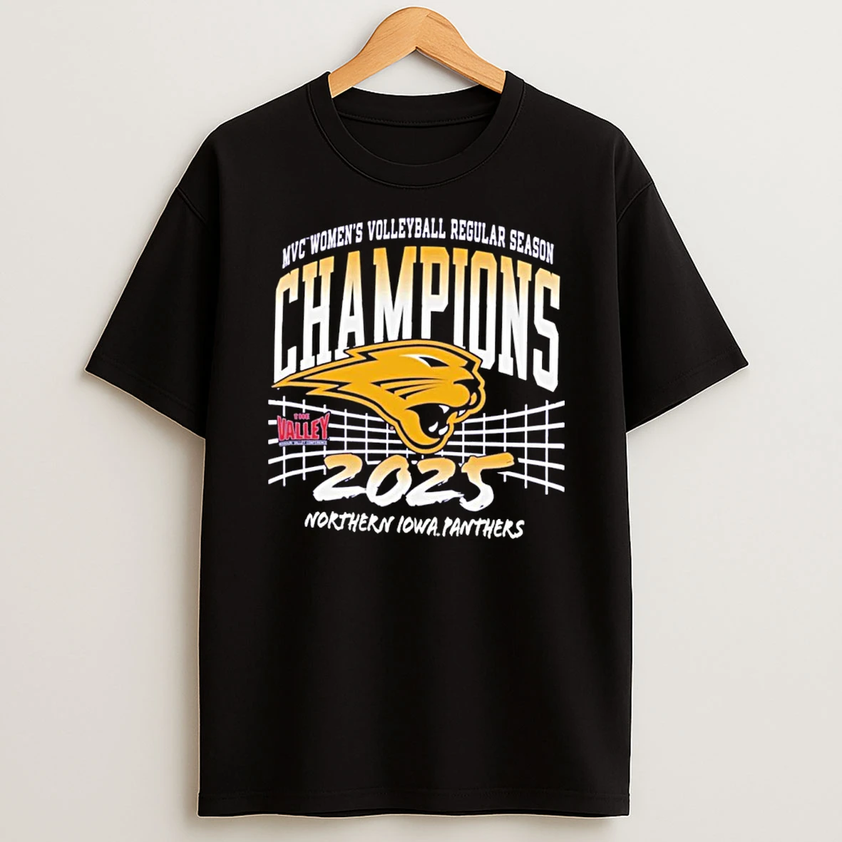 Northern Iowa Panthers 2025 Mvc Womens Volleyball Champions Tshirt Hoodie