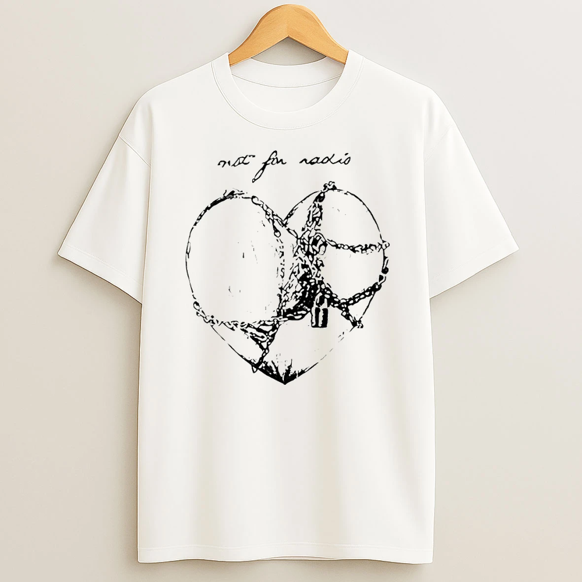 Not For Radio Chain Heart Circle Tshirt Hoodie