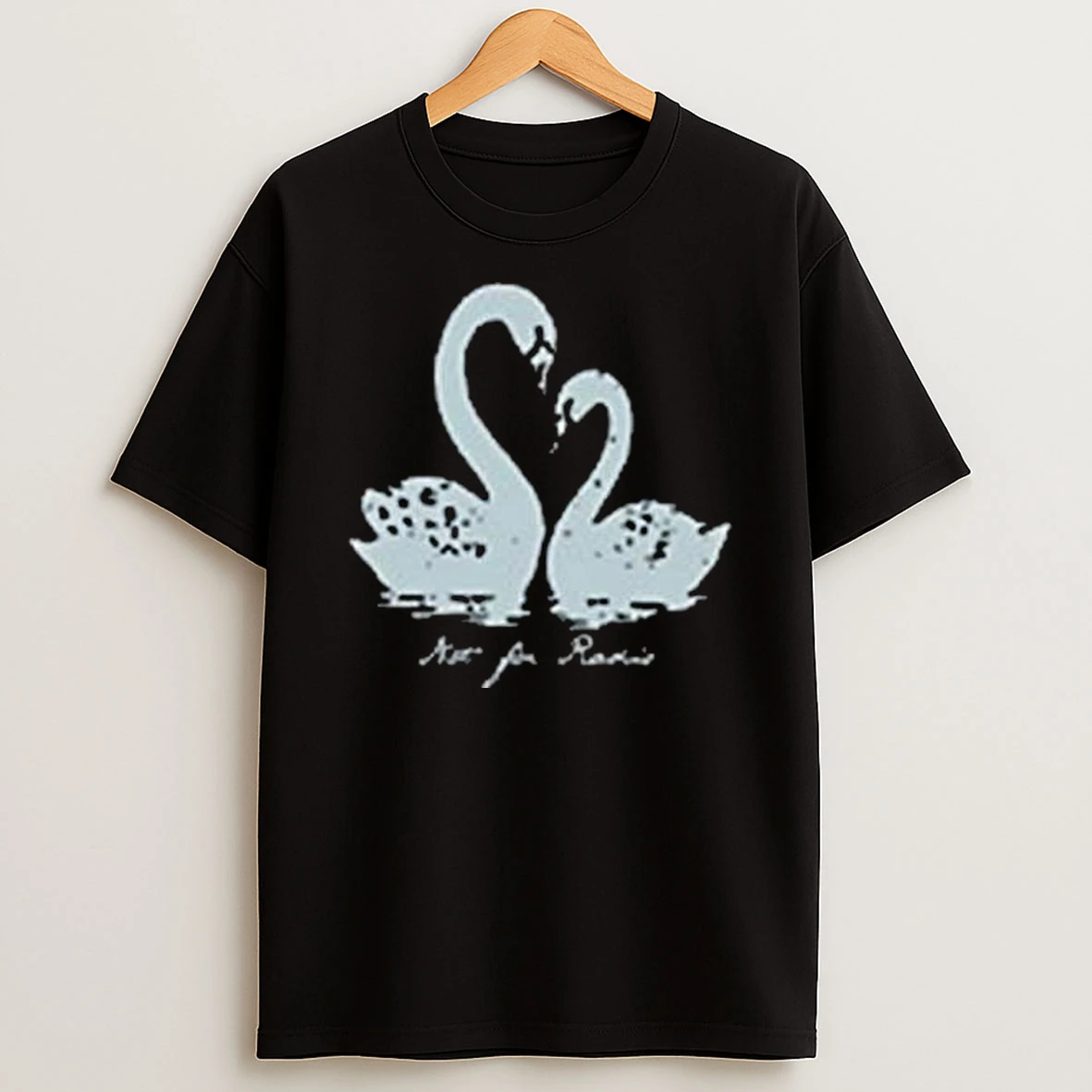 Notforradio Swan Lovers Tshirt Hoodie
