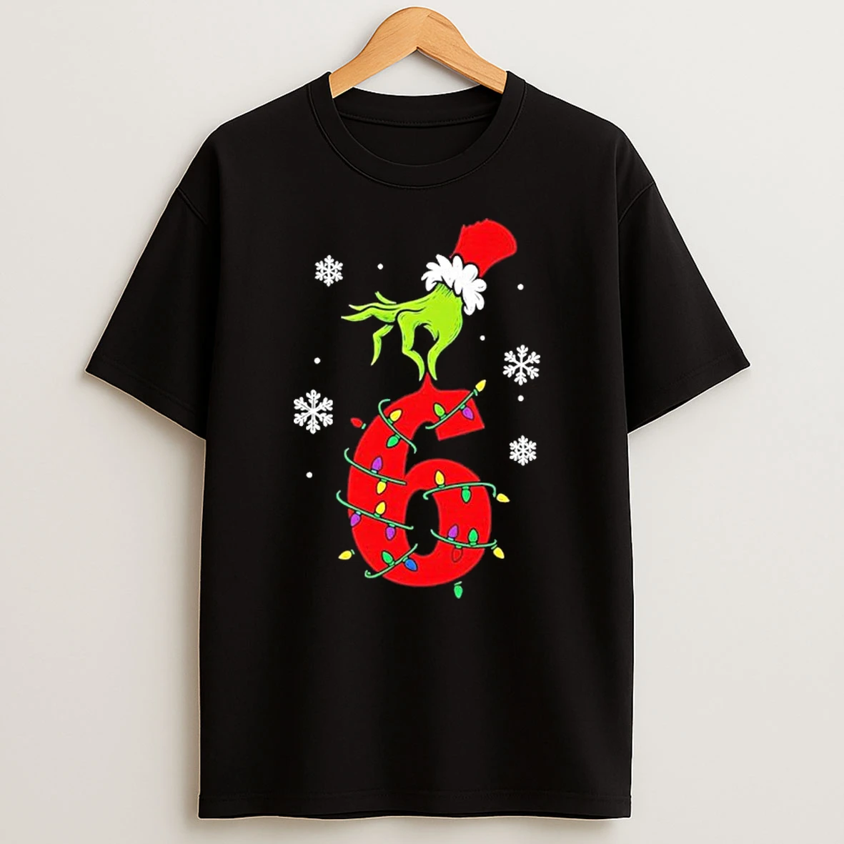Number 6 Matching 67 Meme 6 7 Family Christmas Tshirt Hoodie