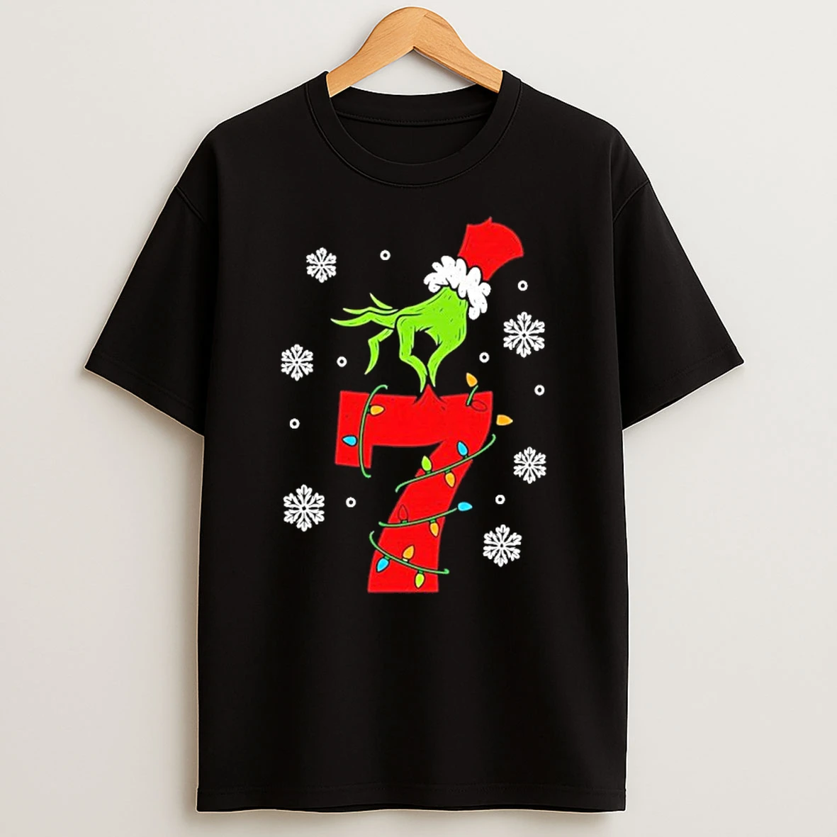 Number 7 Matching 67 Meme 6 7 Family Christmas Tshirt Hoodie