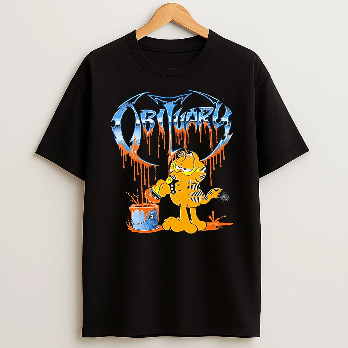 Obituary Cat Cartoon Tshirt Hoodie