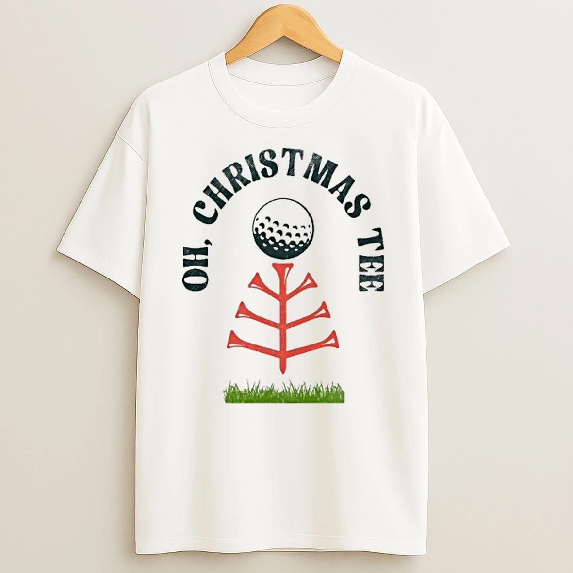 Oh Christmas Tee Golf Tree Tshirt Hoodie