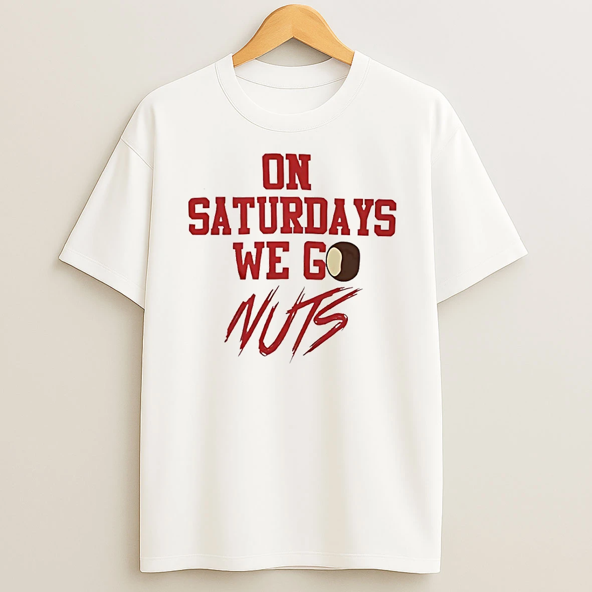Ohio State Buckeyes On Saturdays We Go Nuts Circle Tshirt Hoodie