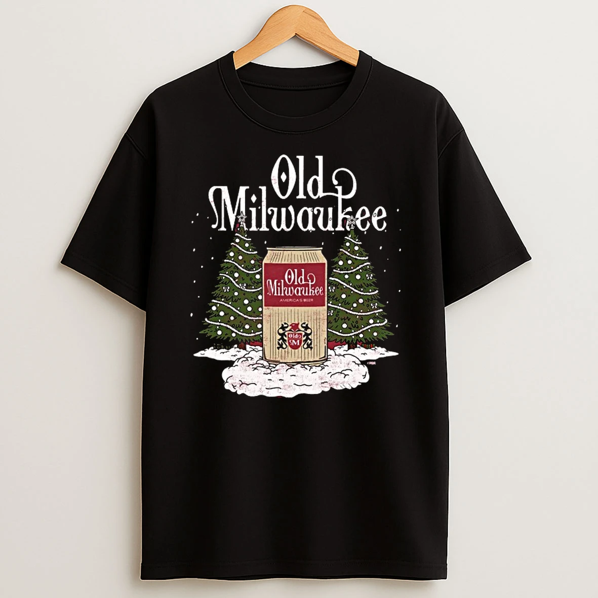 Old Milwaukee Vintage Holiday Christmas Tshirt Hoodie