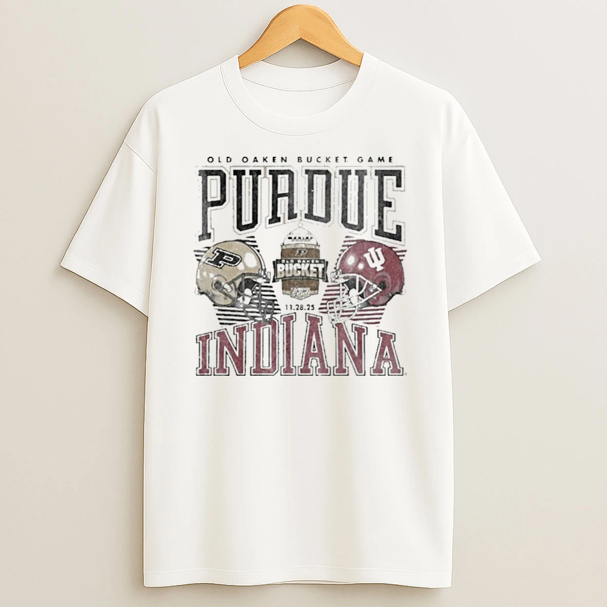 Old Oaken Bucket Game Purdue Vs Indiana Football Duel Helmet Tshirt Hoodie