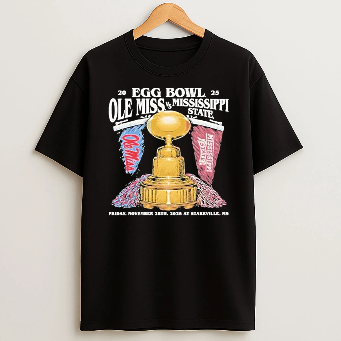 Ole Miss Vs Mississippi State Gameday Egg Bowl Trophy 2025 Tshirt Hoodie