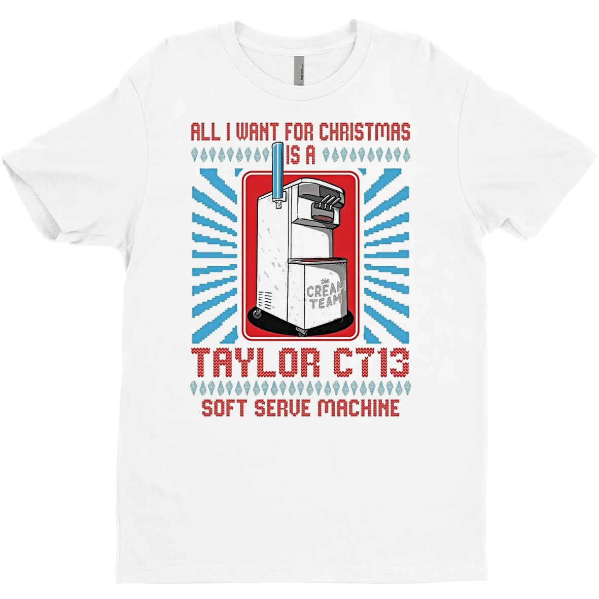 Original All I Want For Christmas Is A Taylor C713 Cream Team Ugly T Shirt Sweater