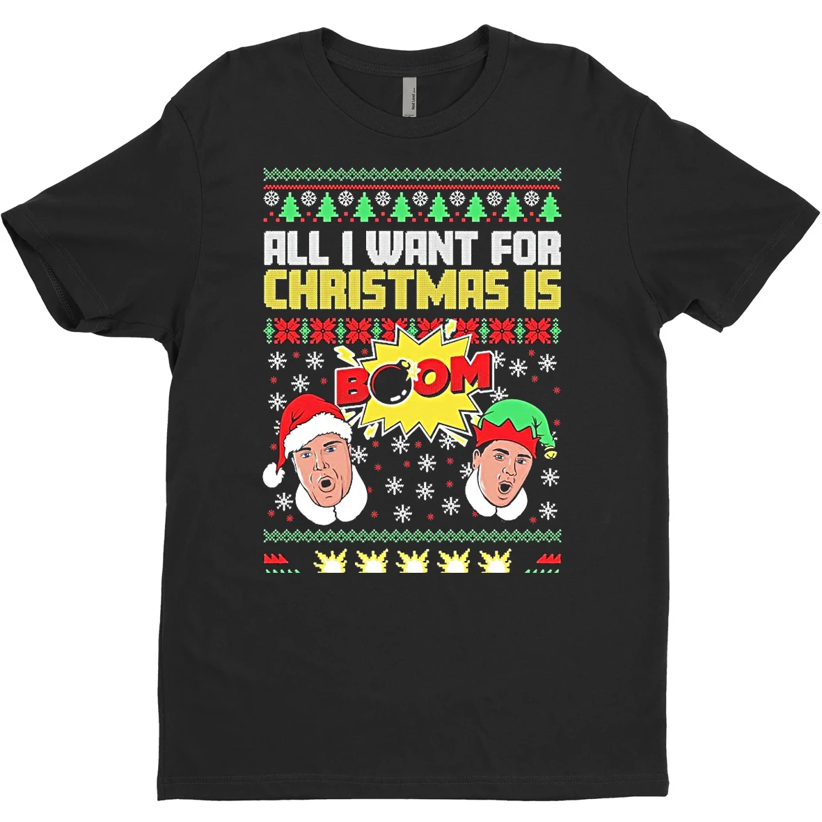 Original All I Want For Christmas Is Boom Ii Ugly T Shirt Sweater