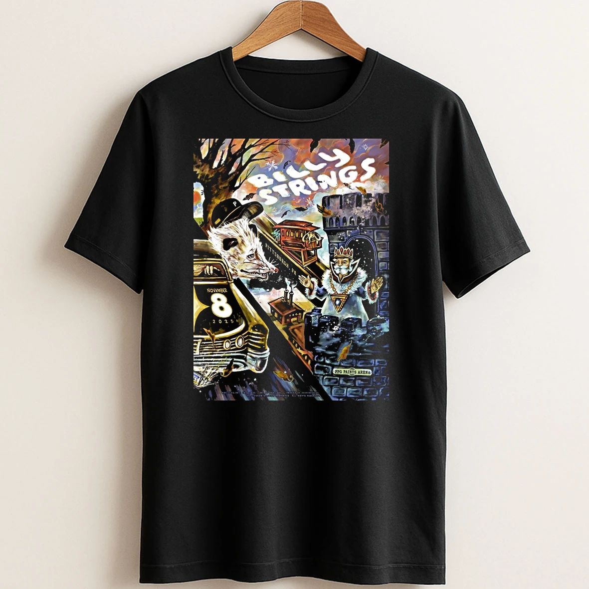 Original Billy Strings November 8 2025 Ppg Paints Arena In Pittsburgh Pa T Shirt Sweater