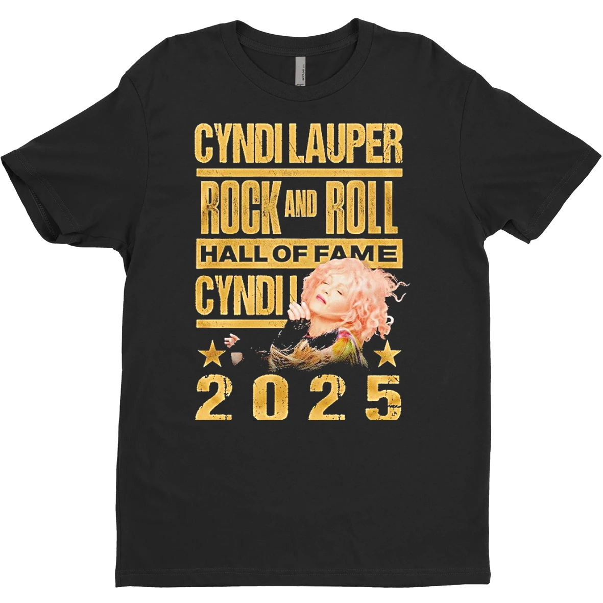 Original Cyndi Lauper Rock Roll Hall Of Fame 2025 T Shirt Sweater