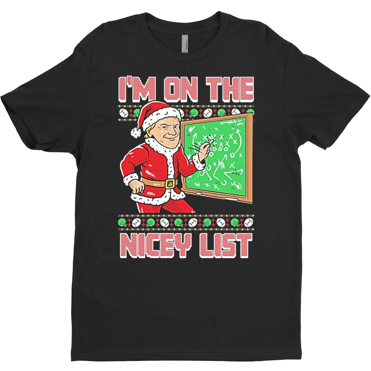 Original Im On The Nicey List Ugly Christmas T Shirt Sweater