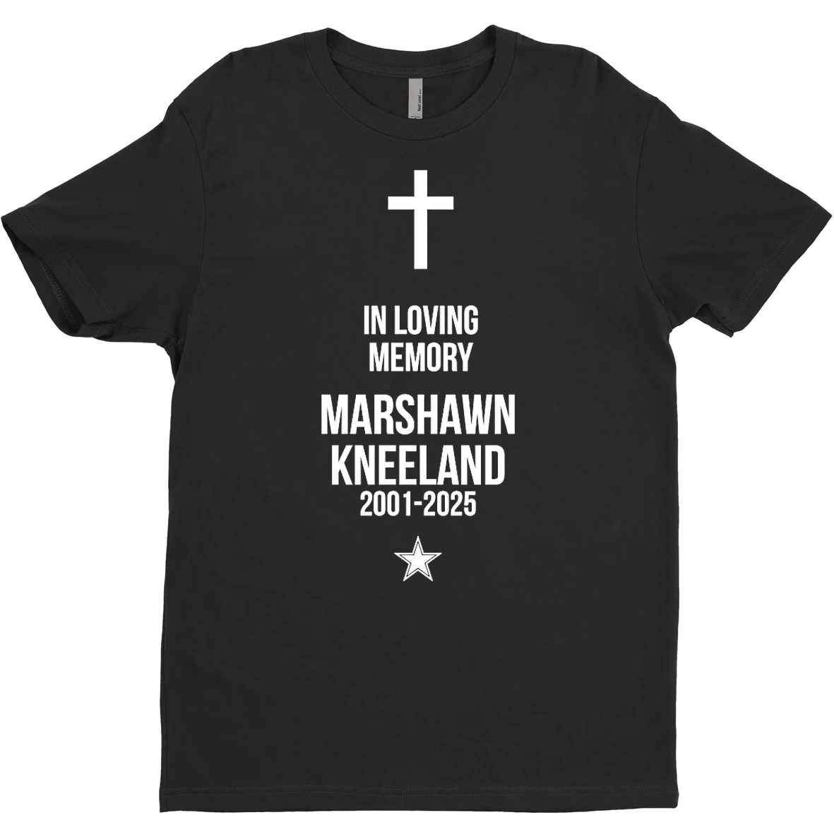 Original In Loving Memory Marshawn Kneeland 2001 2025 Dallas Cowboys T Shirt Sweater