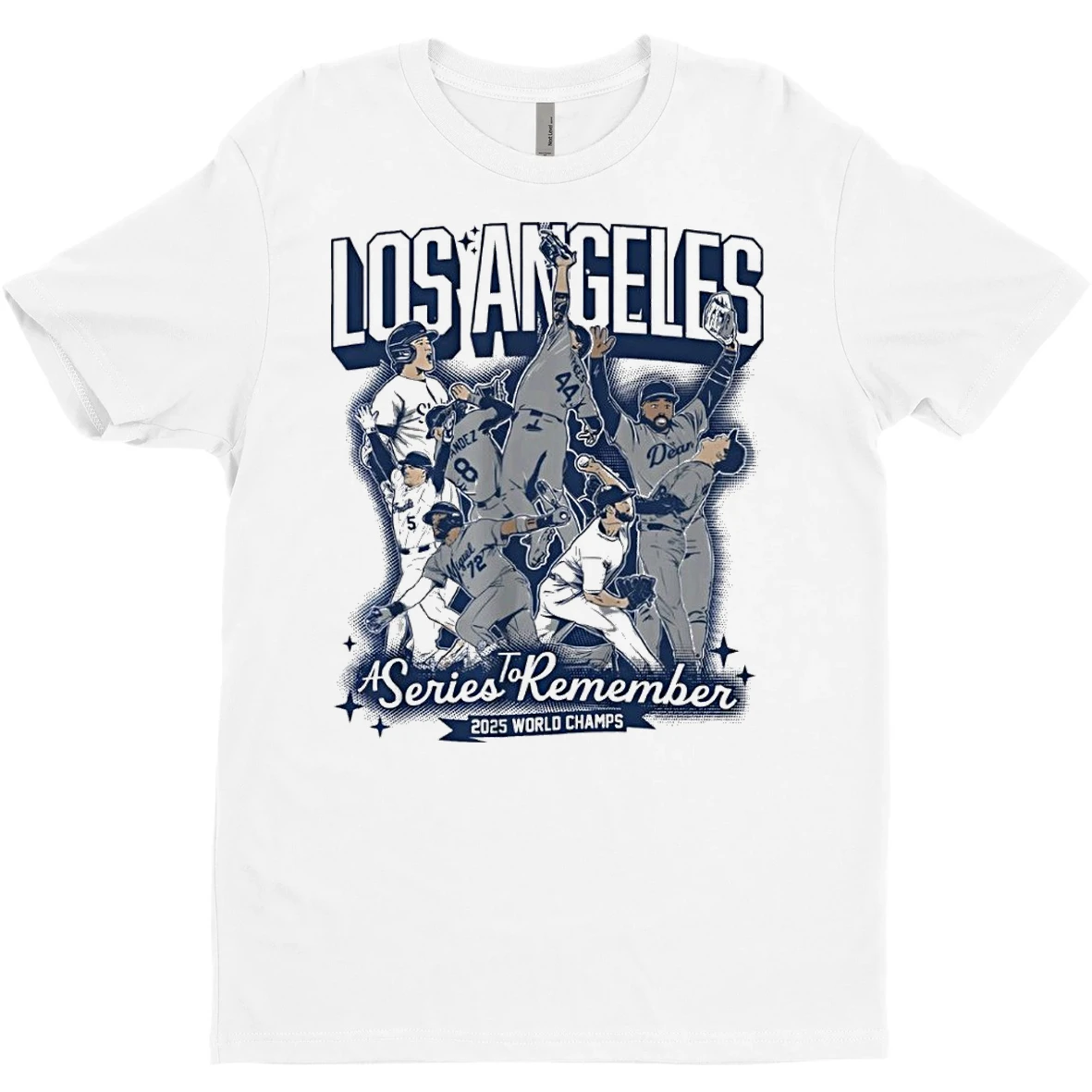 Original Los Angeles Dodgers A Series To Remember 2025 World Champs T Shirt Sweater