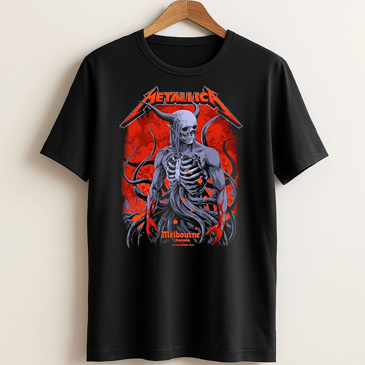 Original Metallica M72 Melbourne Pop Up Shop By Ken Taylor T Shirt Sweater