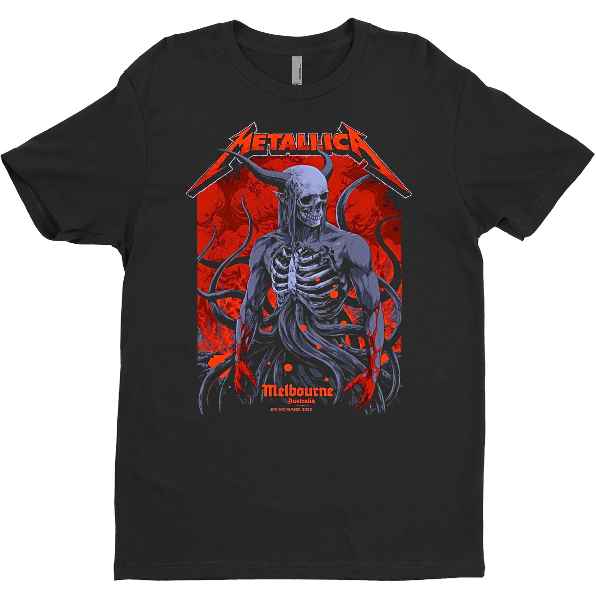 Original Metallica At Marvel Stadium In Melbourne Australia On November 8 2025 On The M72 World Tour T Shirt Sweater