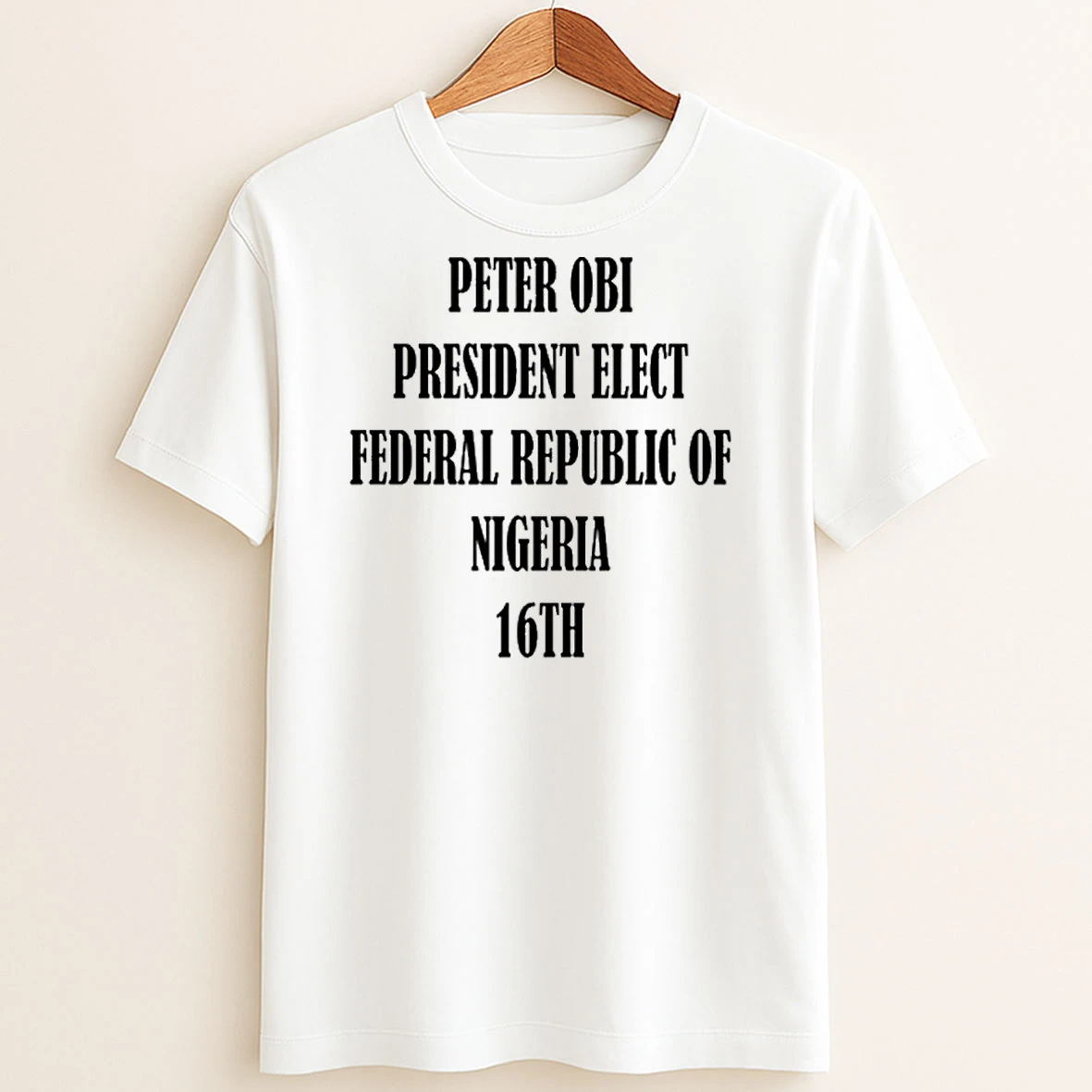 Original Peter Obi President Elect Federal Republic Of Nigeria 16th T Shirt Sweater