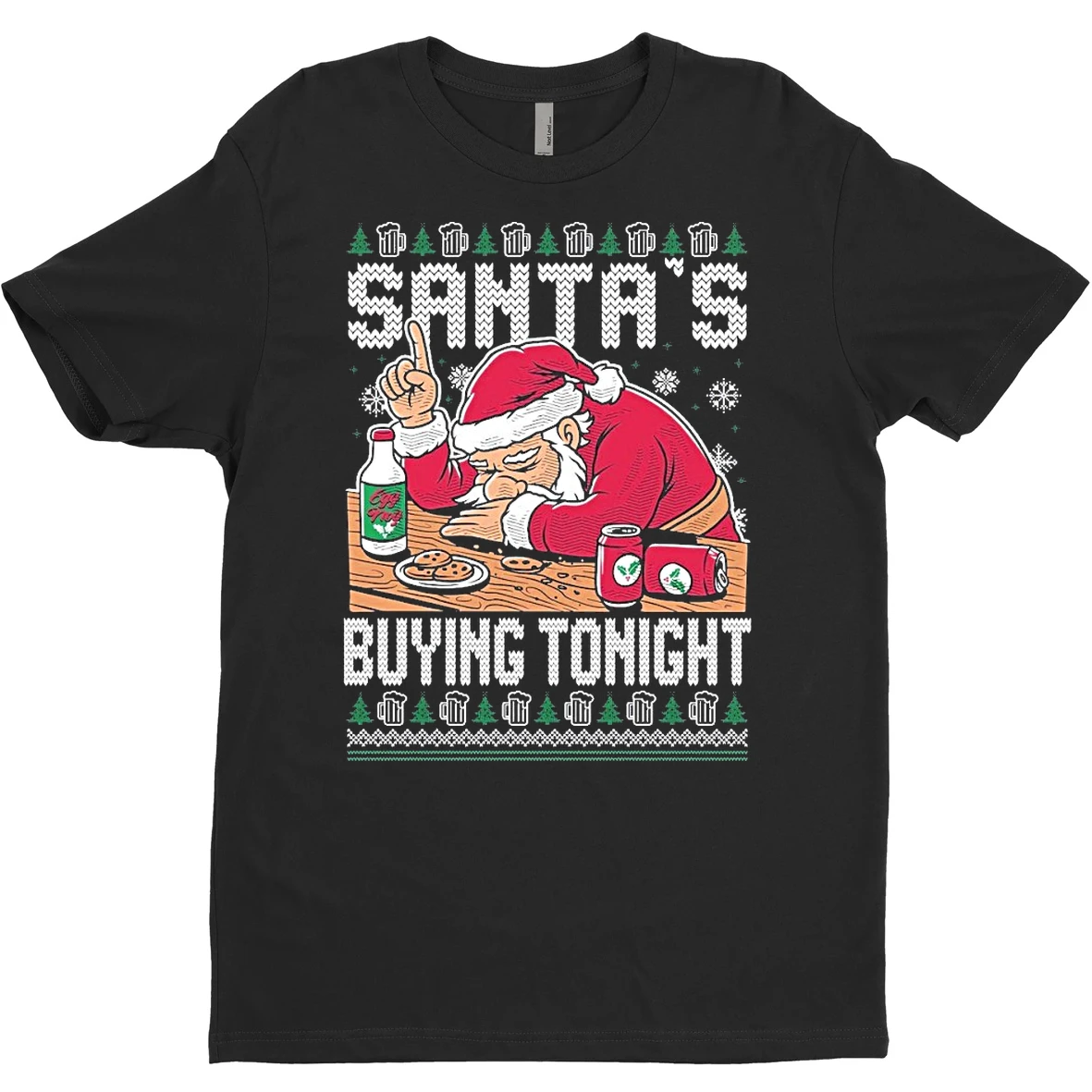 Original Santas Buying Tonight Ugly Christmas T Shirt Sweater