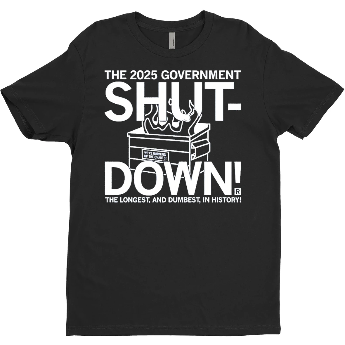 Original The 2025 Government Shutdown T Shirt Sweater