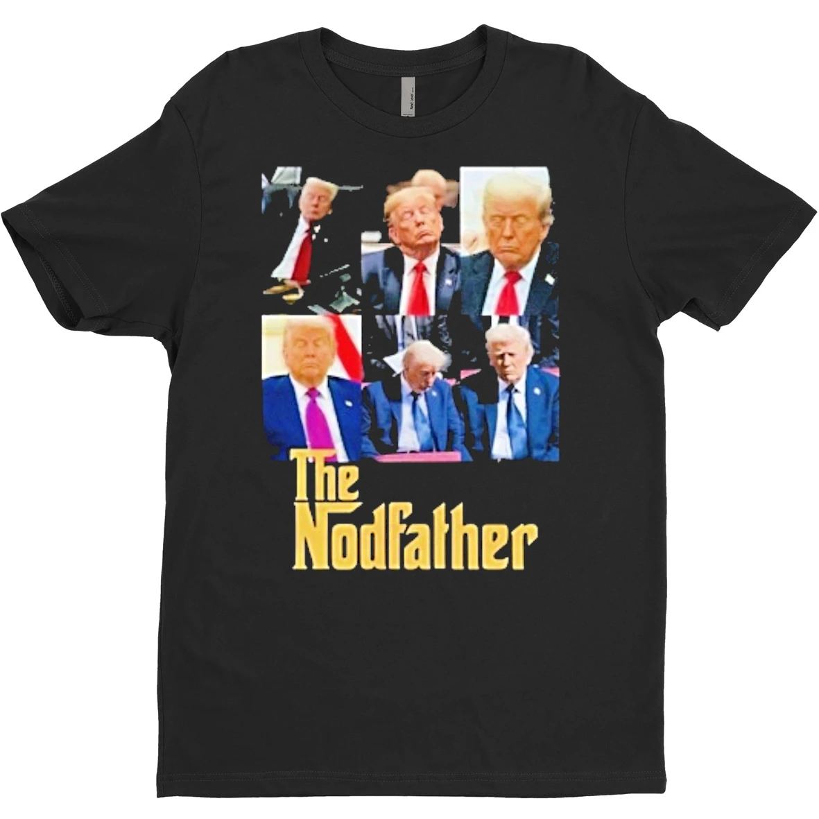 Original The Nodfather Funny Trump Sleeping T Shirt Sweater